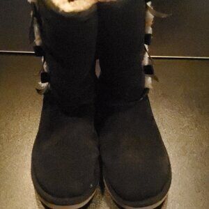 Koolaburra by UGG Boots Black with Bow Size 8